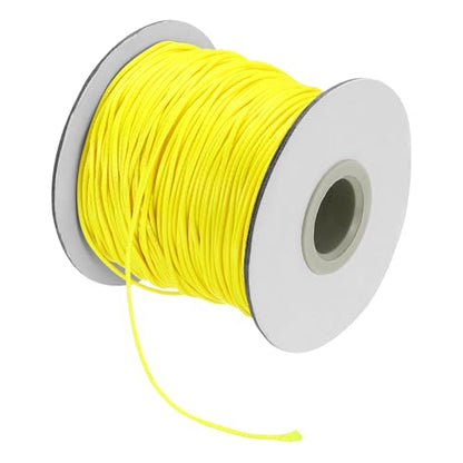 Waxed Cord 1mm Waxed Thread 87 Yard Wax String Leather Cord for Bracelet Making