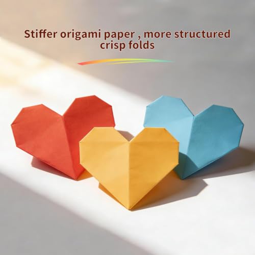 Origami Paper Kit 1000 Sheets 6x6 Colored Paper with Origami Book (1000 Count)