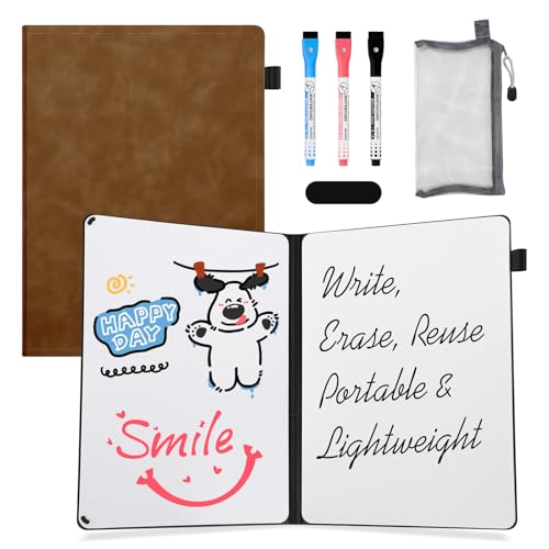 Portable White Board Dry Erase Notebook