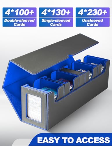 Card Deck Box for MTG with Commander Display