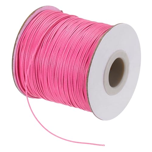 Waxed Cord 0.5mm Waxed Polyester Cord 175 Yard Wax String for Bracelet Making
