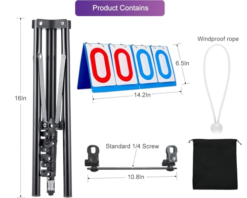 Manual Flip Scoreboard with Stand
