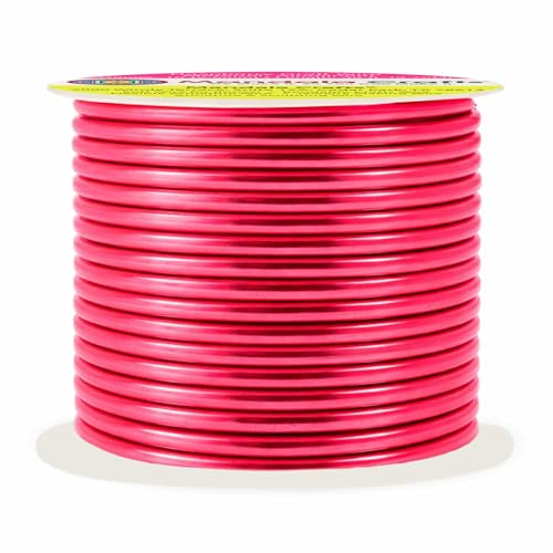 10 Gauge Raspberry Anodized Aluminum Craft Wire