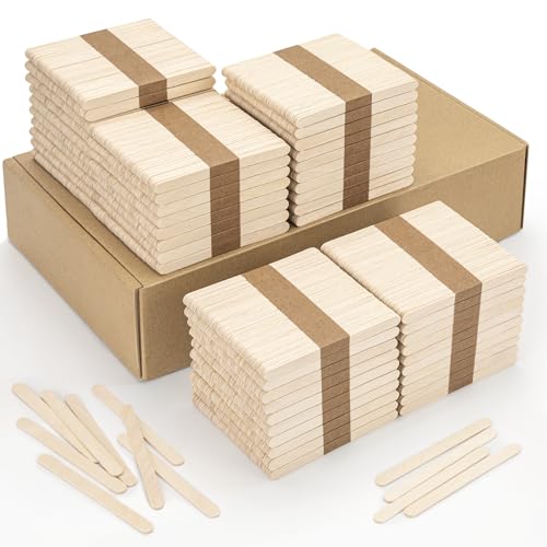 2400Pcs 4.5" Wooden Popsicle Sticks (2400 Count)