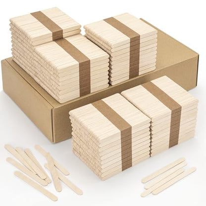 2400Pcs 4.5" Wooden Popsicle Sticks (2400 Count)
