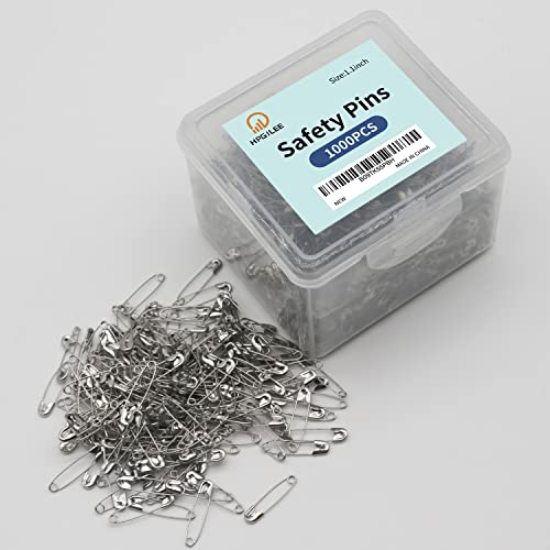 1000 Pcs Assorted Safety Pins (1000 Count)