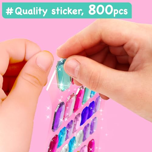 Mermaid Gem Sticker Kit for Kids
