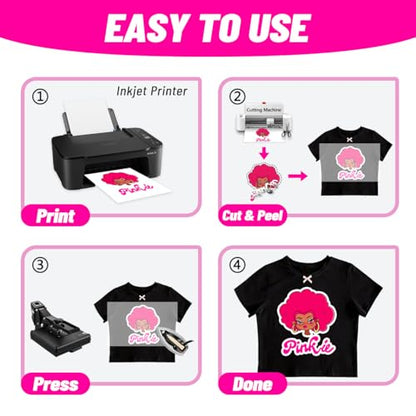 Pinkie Heat Transfer Paper for Inkjet Printer (20 Count)