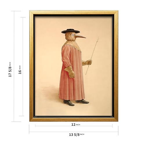 Vintage Plague Doctor Canvas