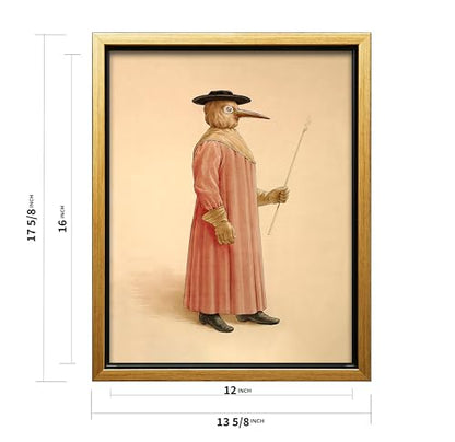 Vintage Plague Doctor Canvas