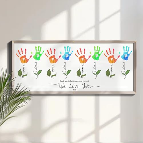 Flower Handprints Mother’s Day Handprint Art DIY Kit