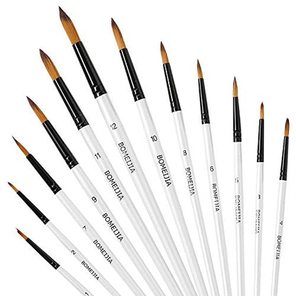 Acrylic Paint Brushes Set