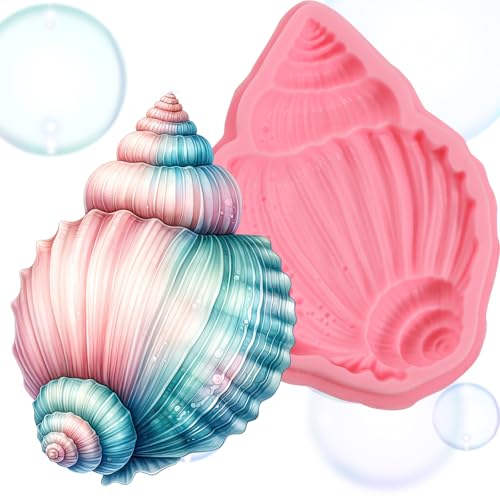 1Pcs Conch Cake Decoration Silicone Mold