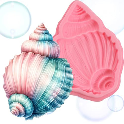 1Pcs Conch Cake Decoration Silicone Mold