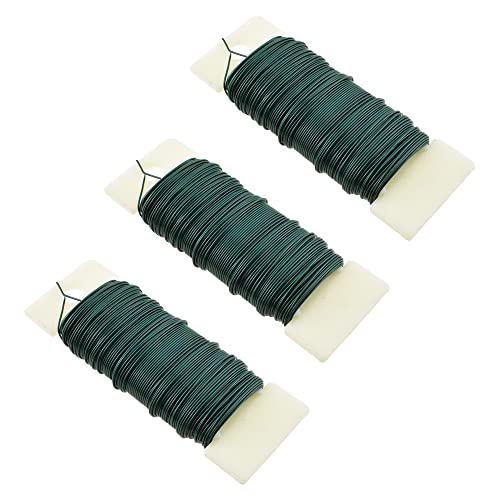 22Gauge Green Flexible Metal Floral Wire (345 Foot)