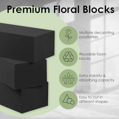 Floral Foam for Flower Arrangements Floral Foam Blocks (4 Count)