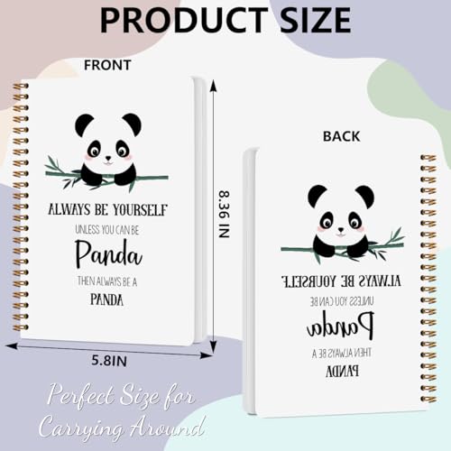 Cute Panda Gifts Spiral Notebook Journal