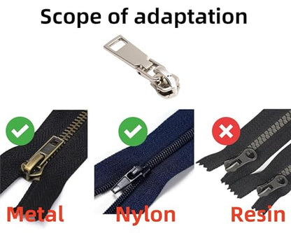 Metal Zipper Repair Kit for Jackets