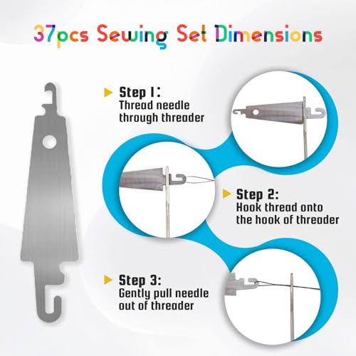 Steel Needles for Hand Sewing (37 Count)