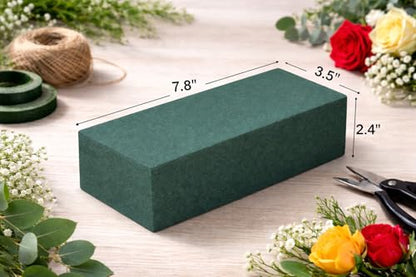 Pack of 6 Dry and Wet Floral Foam Blocks for Fresh and Artificial Flowers (6 Count)