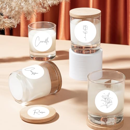 1.5 Inch White Round Thermal Sticker Labels