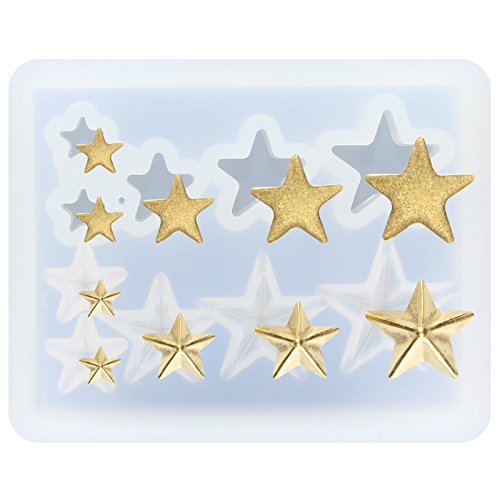 Mini Assorted Jewerly Stars Resin Epoxy Silicone Tiny Mold for Delicate Craft