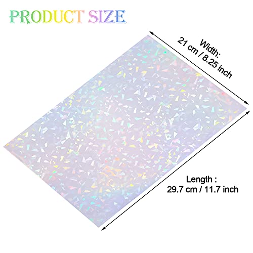 24 Sheets Holographic Sticker Paper (24 Count)