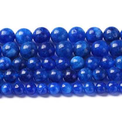 6mm 60pcs Kyanite Jade Stone Round Loose Beads for Jewelry Making DIY Bracelet Necklace