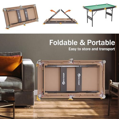 4.5Ft Folding Pool Table w