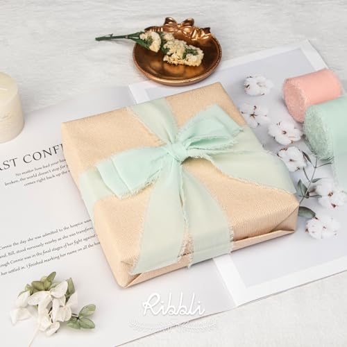 Mint Green Chiffon Ribbon 1 (60 Foot)