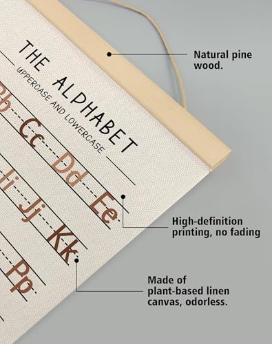 Alphabet and Numbers Wall Chart Set of 2 (2 Count)