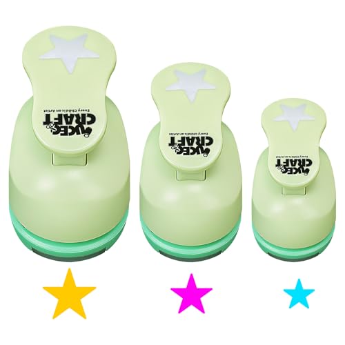 Star Hole Paper Punch Star Lever Puncher for Crafts 1 Inch Craft Punch