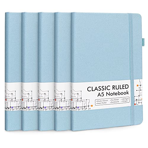 5 Pack Notebooks Journals Bulk (5 Count)