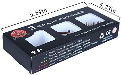 Brain Teaser Puzzle for Adults Puzzles Metal Hole Lock Adult Educational Toy Jigsaw IQ Puzzle
