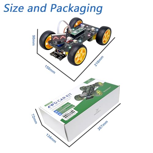 4WD Car Kit for Raspberry Pi Pico W
