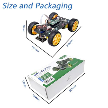 4WD Car Kit for Raspberry Pi Pico W