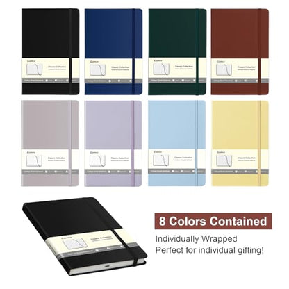 8 Pack Lined Journal Notebooks for Work