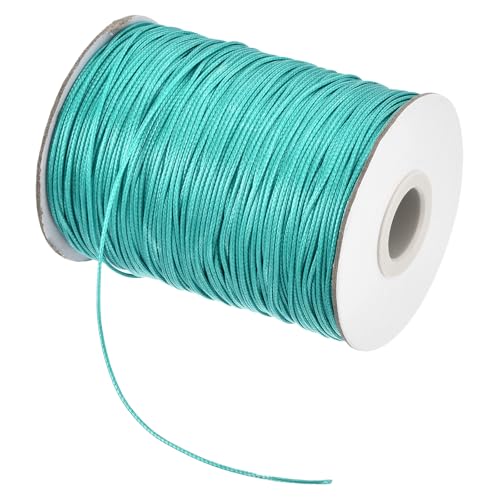 Waxed Cord 0.8mm Waxed Polyester Cord 175 Yard Wax String for Bracelet Making