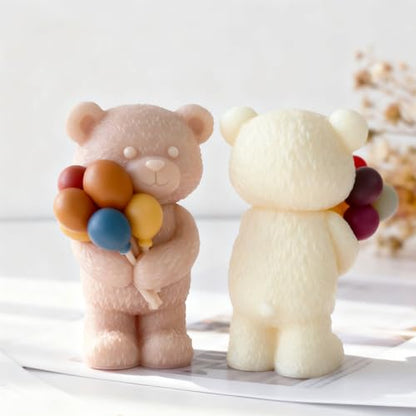 Balloon Bear Candle Molds