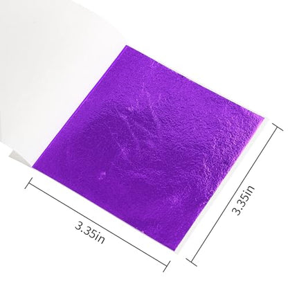 Gold Leaf Sheets 12 Colors 120 PCS Foil Papers