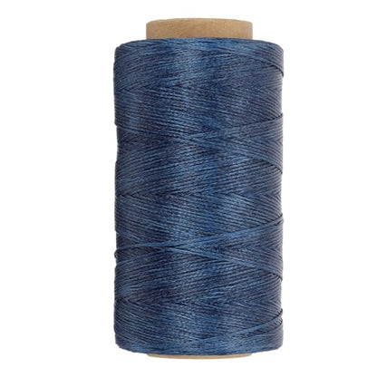 284 Yard Flat Waxed Thread 150D 1mm Leather Sewing Cord for Repairing Shoes Bags Wallets Jewelry Making DIY Leather Craft