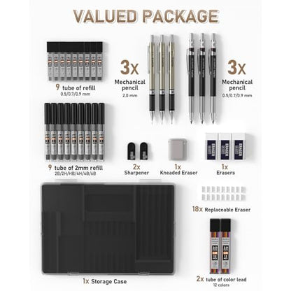 35PCS Art Mechanical Pencil Set (30 Count)