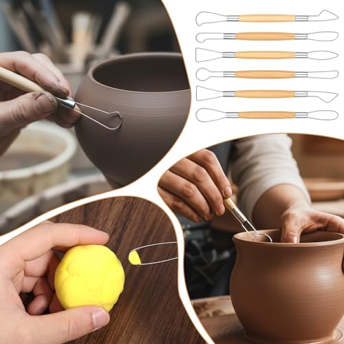 6Pcs Clay Carving Tools Double