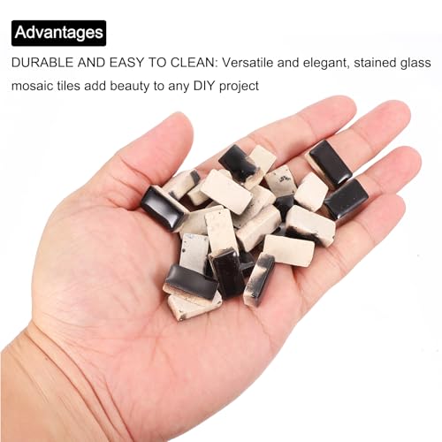 200g Ceramic Mosaic Tiles for Crafts Bulk