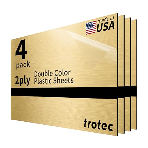 Metallic Looking Acrylic Sheet (4 Count)
