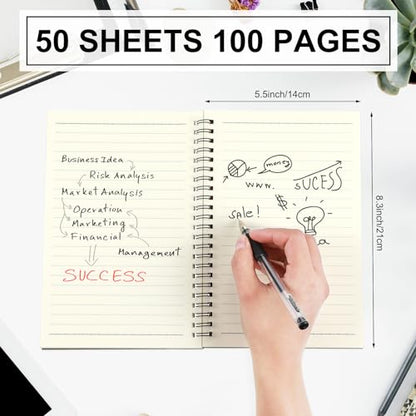 3 Pcs Spiral Notebooks (3 Count)