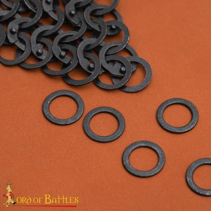 200G 1Kg Chainmail Loose Rings for Armor Crafting Perfect for DIY Chainmail Projects & Armor Repairs