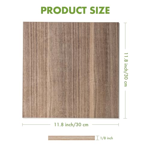 6Pcs 3mm Walnut Plywood for Laser Cutting