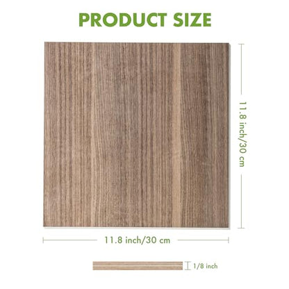 6Pcs 3mm Walnut Plywood for Laser Cutting