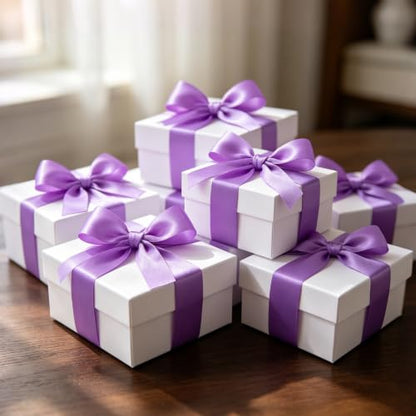 1 Inch x 100yds Light Purple Satin Ribbon for Crafts (300 Foot)